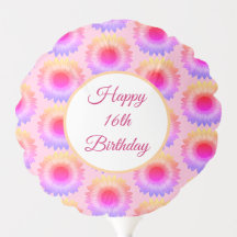 Felíz globo de cumpleaños número 16