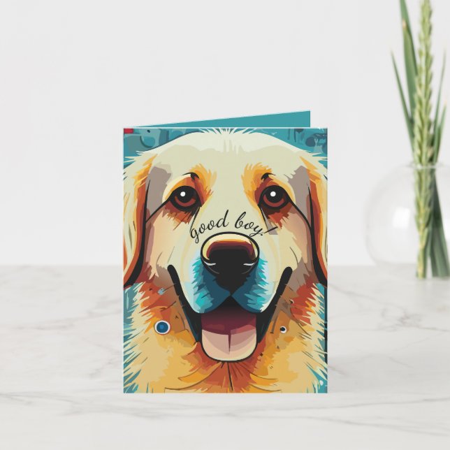 Feliz Golden Retriever (Anverso)