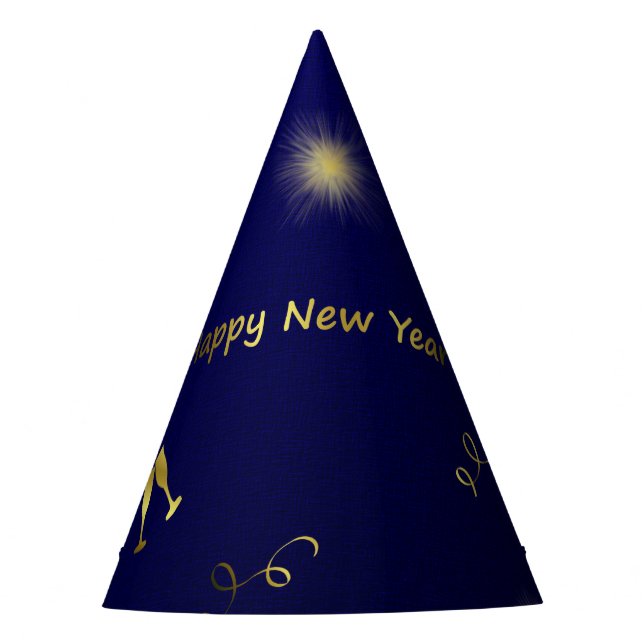 feliz gorra de papel de año nuevo (Anverso)