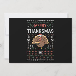 Feliz Graciasnavidad Navidad Día de Acción de Grac