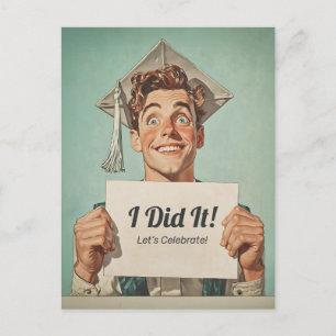 Feliz Graduado con invitación