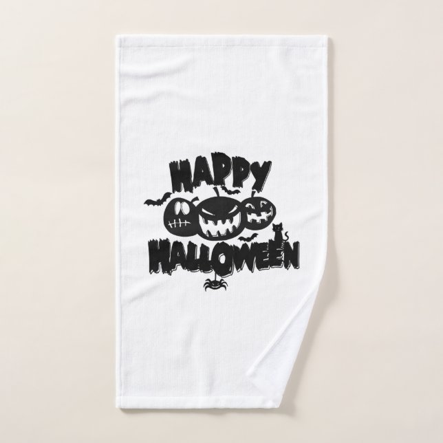 Feliz Halloween (Toalla de mano)