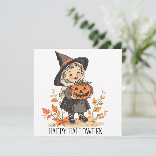 Feliz Halloween (Anverso de pie)