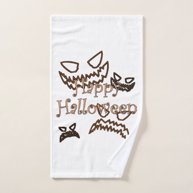 Feliz Halloween (Toalla de mano)