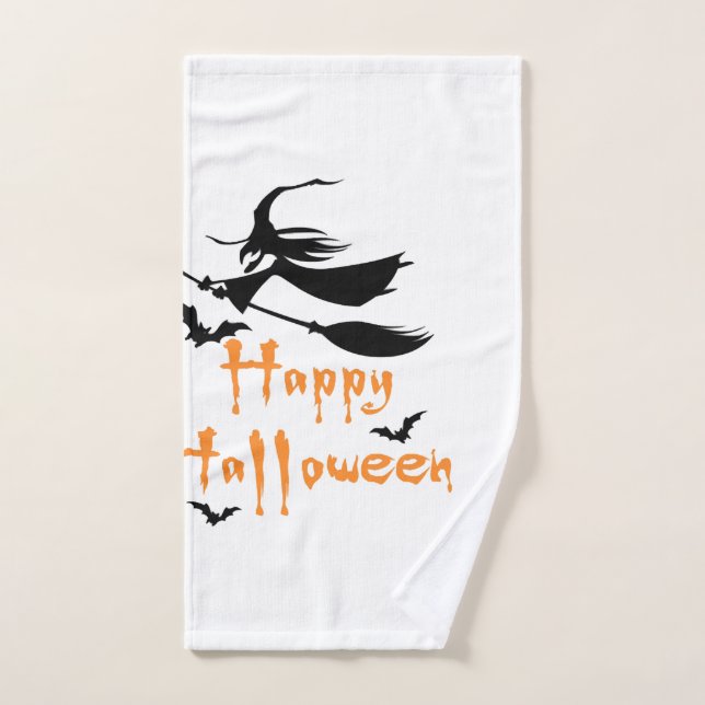 Feliz Halloween (Toalla de mano)
