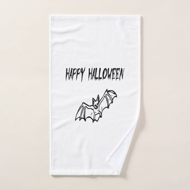 feliz Halloween (Toalla de mano)