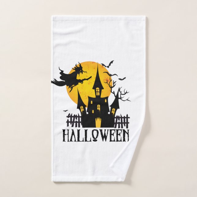 Feliz Halloween (Toalla de mano)