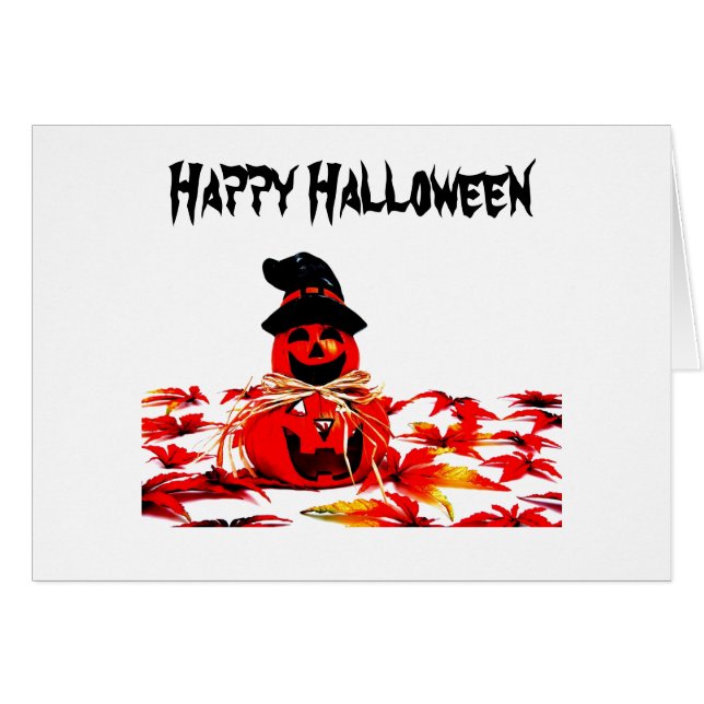 Feliz Halloween (Anverso (Horizontal))