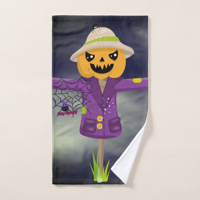 Feliz Halloween (Toalla de mano)