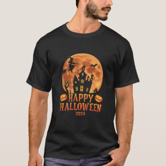 Feliz Halloween 2024 camiseta de casa embrujada