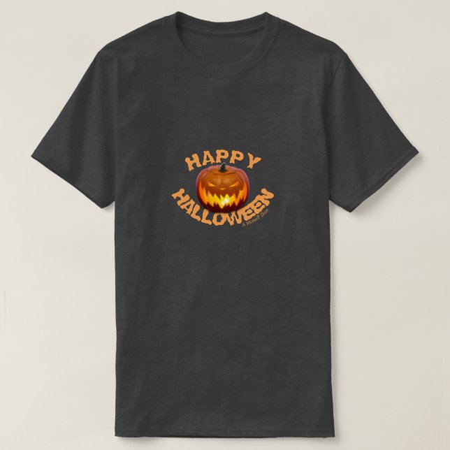 Feliz Halloween 2 - Una camiseta del señor P (Diseño del anverso)