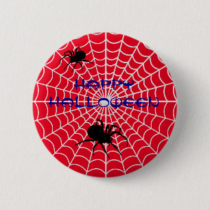 Feliz Halloween Araña Pin Botón
