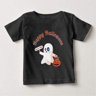 Feliz Halloween Black Fine Jersey Baby T-Shirt