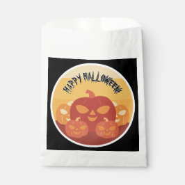 ¡Feliz Halloween! Bolsas de Favor de Calabazas