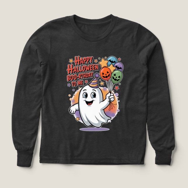 FELIZ HALLOWEEN BOO-RTHDAY PARA MÍ cumpleaños (Diseño frontal)