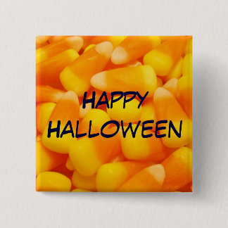 Feliz Halloween botones Botón de Caramelo de Maíz