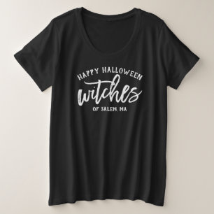 Feliz Halloween Brujas Pueblo Personalizado Mujer