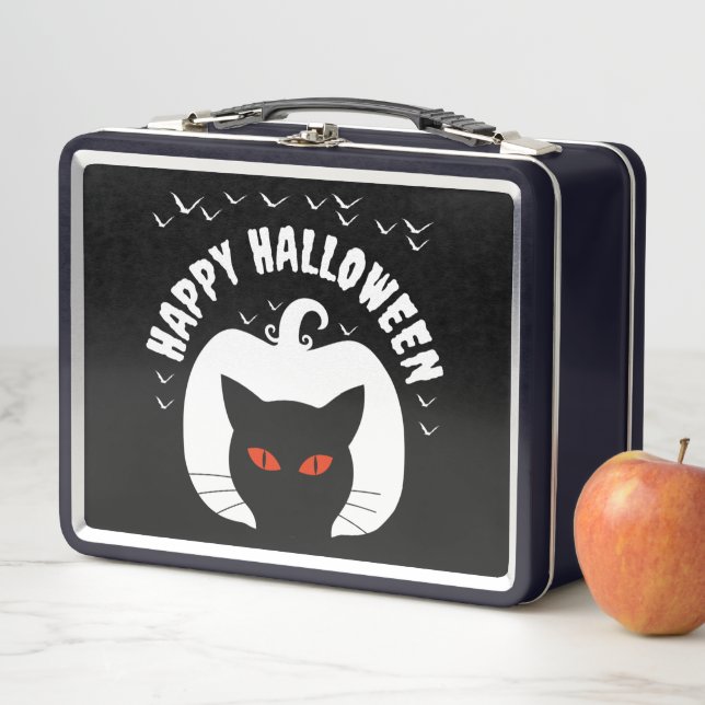 FELIZ HALLOWEEN CALABAZA GATO (In situ)