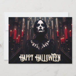 Feliz Halloween - Celebración Gótica Oscura