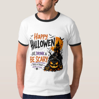 Feliz Halloween Come Bebe Sé Espantoso Camiseta Ri
