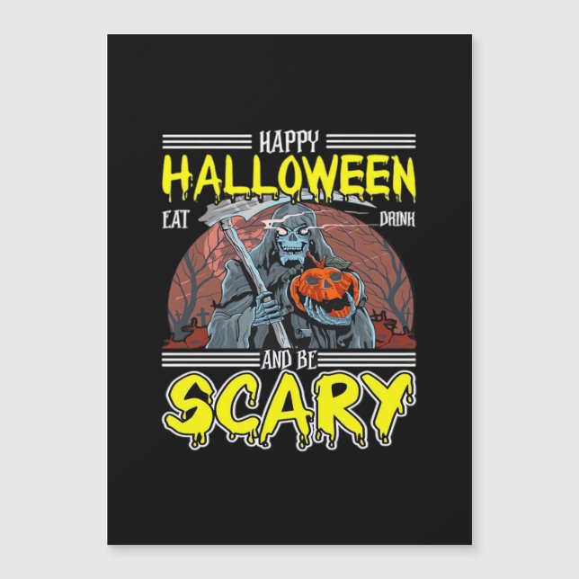 Feliz Halloween Come Bebe Y Sé Espantosamente Geni (Anverso)