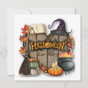 Feliz Halloween con nombre