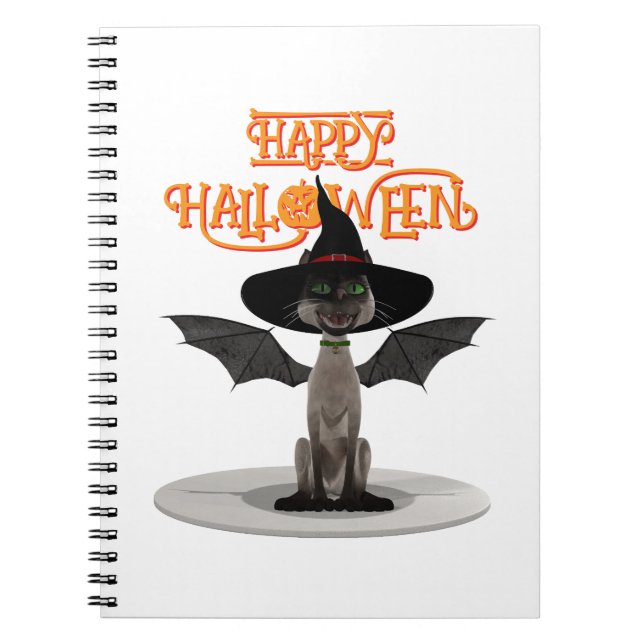 Feliz Halloween. Cuaderno para fotos con espiral (Frente)