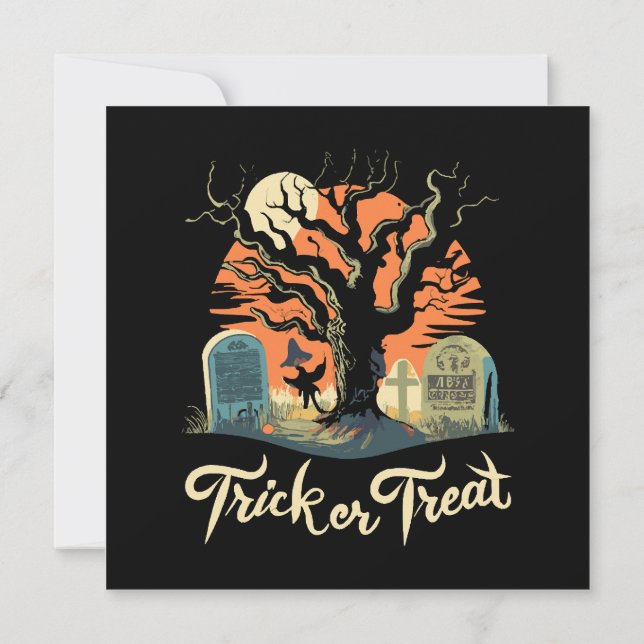 Feliz Halloween de tu divertido cementerio! (Reverso)