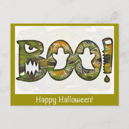 Feliz Halloween del ABUCHEO - postal o invitación