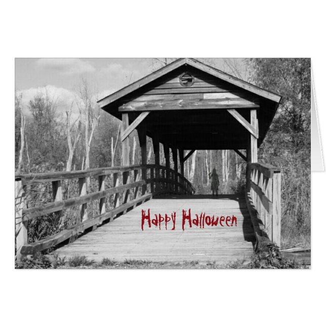 Feliz Halloween espeluznante (Anverso (Horizontal))