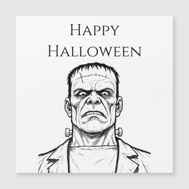 Feliz Halloween Frankenstein  (Anverso)