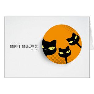 Feliz Halloween: gatos negros