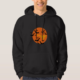 Feliz Halloween Murciélagos y Luna Sudadera