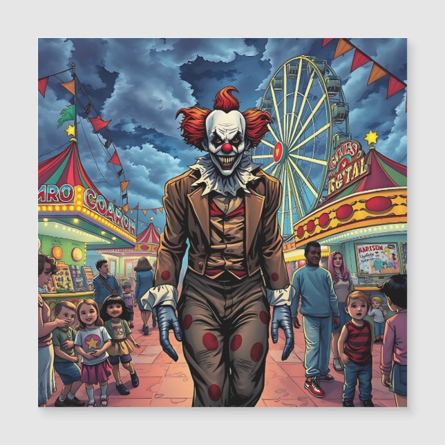 Feliz Halloween | Payaso espumoso (Anverso)