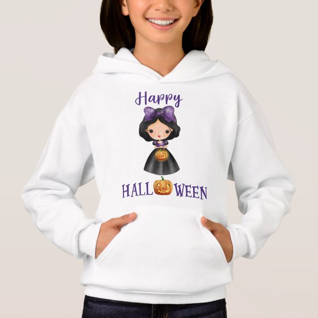 Feliz Halloween sudadera con capucha Princesa suda (Anverso)