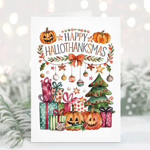 Feliz Halloween, Tarjeta de Navidad de Acción de G