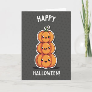 Feliz Halloween Tarjeta de pila