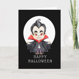 Feliz Halloween - Tarjeta de vampiros