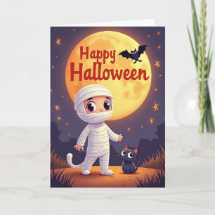 Feliz Halloween Tarjeta Divertida de Espanto