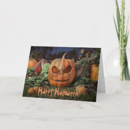 ¡Feliz Halloween! Tarjeta mediana