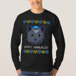 Feliz Hanukcat Feo Hanukkah Sweater Cat Chanukah<br><div class="desc">Feliz Hanukcat Feo Hanukkah Sweater Cat Chanukah</div>