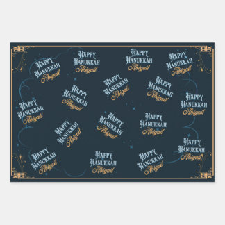 Feliz Hanukkah Abigail Papel de relleno para Abiga