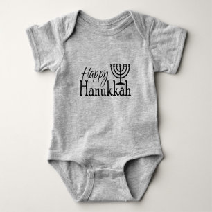 Feliz Hanukkah Bebé Bodysuit Jersey