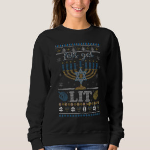 Feliz Hanukkah Chanukah Vamos a tener suéter feo