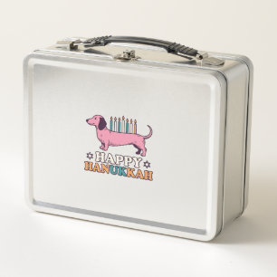 Feliz Hanukkah Dachshund Menorah Diseño de Camiset