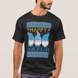 Feliz Hanukkah Jersey de Gnomos Feos de Hanukkah C