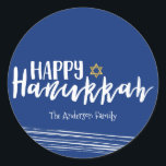 Feliz Hanukkah Star of David Pegatina Gift Tag<br><div class="desc">El Happy Hanukkah Star of David Pegatina Gift Tag es un lugar ideal para los viajeros que buscan el encanto,  el confort y la comodidad en Bali. Hay otros productos que coinciden con este diseño.</div>