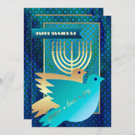 Feliz Hanukkah. Tarjetas de felicitación de person
