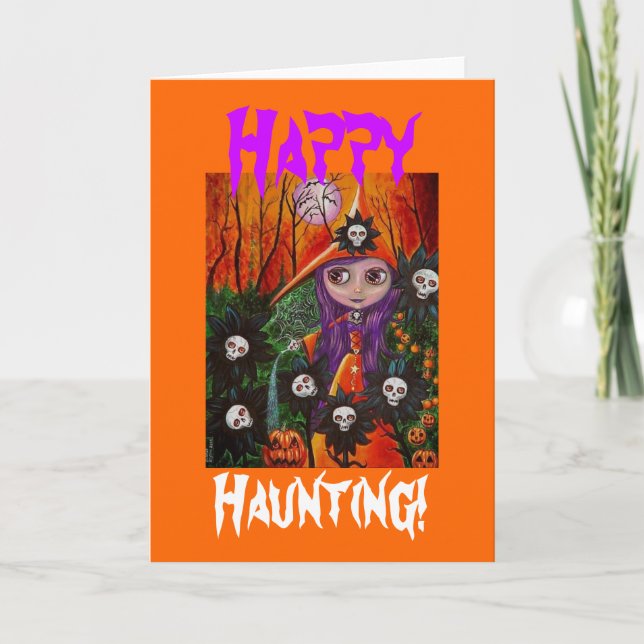 ¡Feliz Haunting! Tarjeta (Anverso)