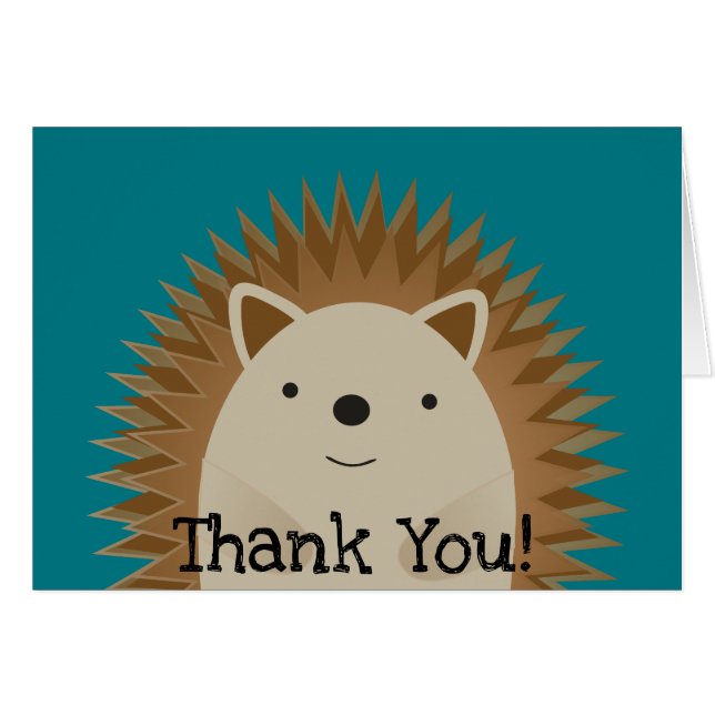 Feliz Hedgehog (Anverso (Horizontal))